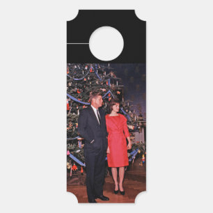 John Kennedy & Jacqueline, Präsident der Weihnacht Türanhänger