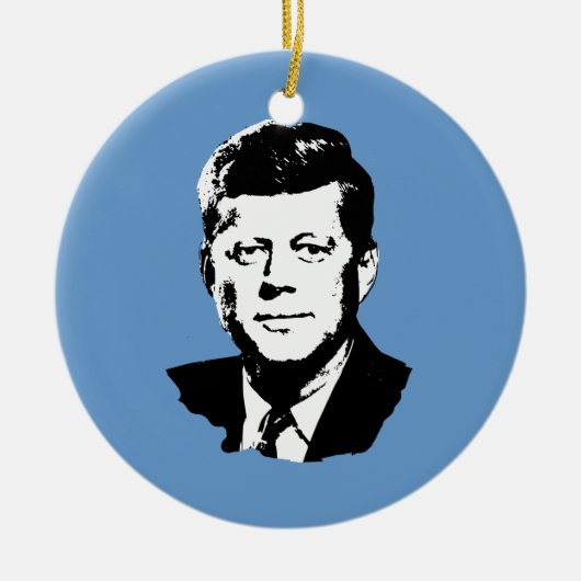 John Kennedy Keramikornament (Vorne)