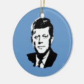 John Kennedy Keramikornament (Links)
