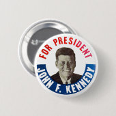 JOHN KENNEDY - Knopf Button (Vorne & Hinten)