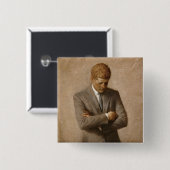 John Kennedy Portrait des Präsidenten der USA Button (Vorne & Hinten)