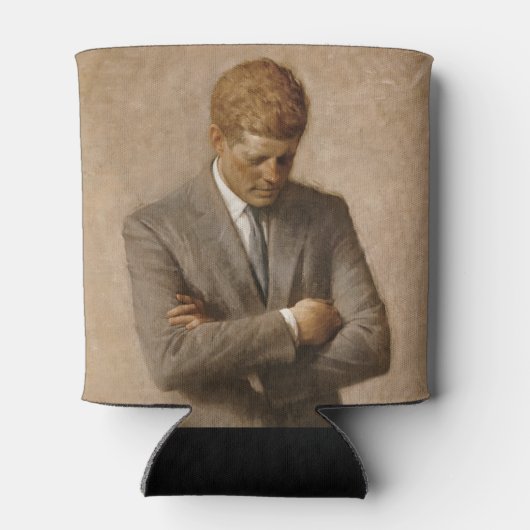 John Kennedy Portrait des Präsidenten der USA Dosenkühler (Rückseite)