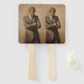 John Kennedy Portrait des Präsidenten der USA Fächer (Vorne und Hinten)