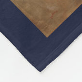 John Kennedy Portrait des Präsidenten der USA Fleecedecke (Ecke)