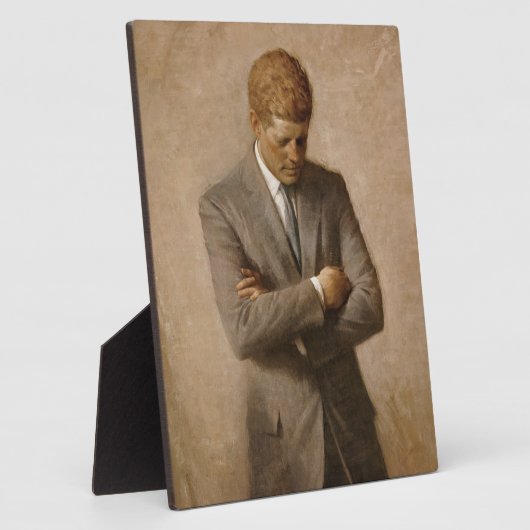 John Kennedy Portrait des Präsidenten der USA Fotoplatte (Seite)