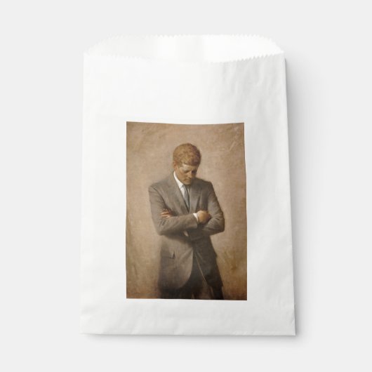 John Kennedy Portrait des Präsidenten der USA Geschenktütchen (Vorderseite)
