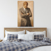 John Kennedy Portrait des Präsidenten der USA Leinwanddruck (Insitu (Schlafzimmer))