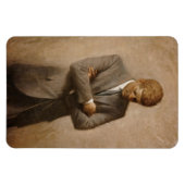 John Kennedy Portrait des Präsidenten der USA Magnet (Horizontal)