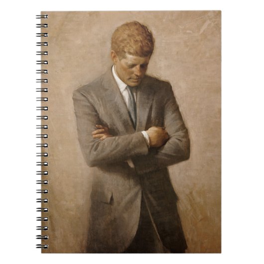 John Kennedy Portrait des Präsidenten der USA Notizblock (Vorderseite)