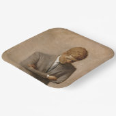 John Kennedy Portrait des Präsidenten der USA Pappteller (Gewinkelt)