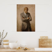 John Kennedy Portrait des Präsidenten der USA Poster (Küche)