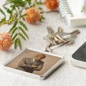 John Kennedy Portrait des Präsidenten der USA Schlüsselanhänger (Seite)