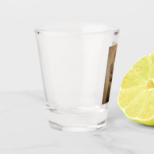 John Kennedy Portrait des Präsidenten der USA Schnapsglas (Links)