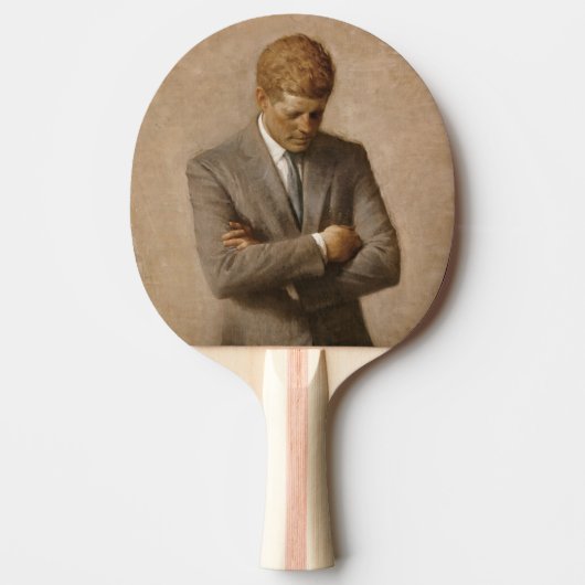 John Kennedy Portrait des Präsidenten der USA Tischtennis Schläger (Vorderseite)