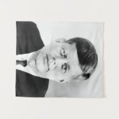 John Kennedy Portrait des Präsidenten der USA Wandteppich (Vorderseite (Horizontal))