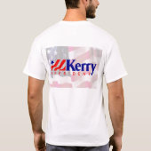 John Kerry für Presdient T-Shirt (Rückseite)