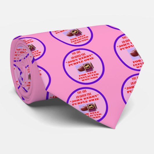 JOHN KERRY LILA OWIE KRAWATTE (Gerollt)