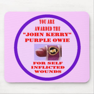 JOHN KERRY LILA OWIE MOUSEPAD