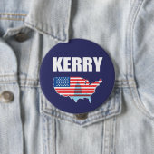JOHN KERRY-Wahl-Gang Button (Beispiel)
