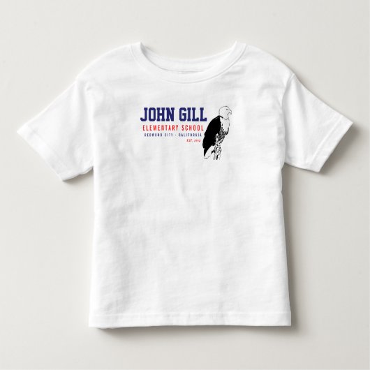 John-Kieme Eagle grundlegend Kleinkind T-shirt (Vorderseite)