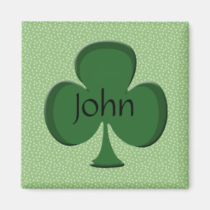 John Kleeblatt Personalisiert Magnet