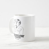 John L Lewis auf Gewerkschaft Strong hilft Schwach Kaffeetasse (Vorderseite Links)