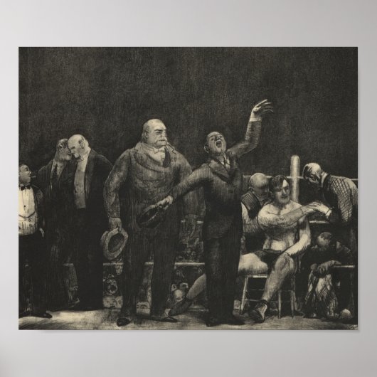 John L. Sullivan - George Bellows Poster (Vorne)