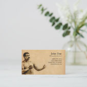 John L. Sullivan Visitenkarte (Stehend Vorderseite)