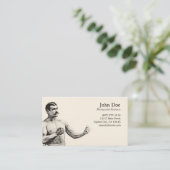 John L. Sullivan Visitenkarte (Stehend Vorderseite)
