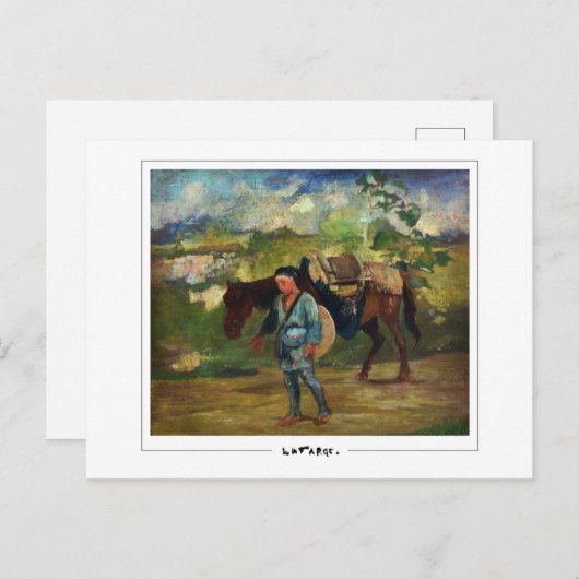 John La Farge #62 - Fine Art Postcard Postkarte (Vorne/Hinten)