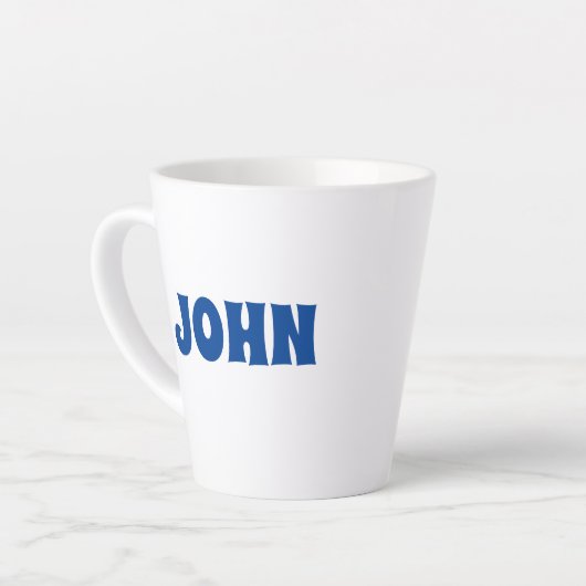John Latte Tasse (Linke Ecke)