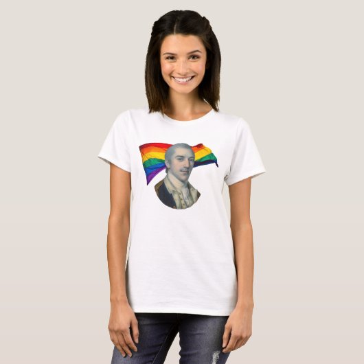 John Laurens + Gay Pride T-Shirt (Vorne ganz)