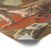 John Lavery: Die Schachspieler Poster (Ecke)