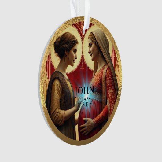 John Leaps für Joy Acrylic Ornament (Vorderseite)