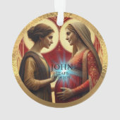 John Leaps für Joy Acrylic Ornament (Rückseite)
