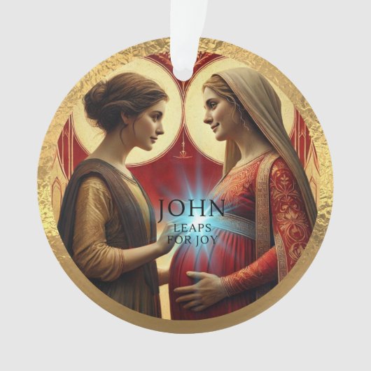 John Leaps für Joy Acrylic Ornament (Vorderseite)