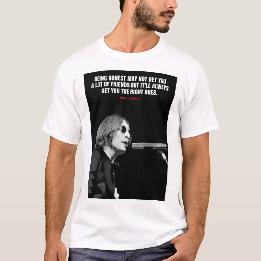 John Lennon quotes T-Shirt (Vorderseite)