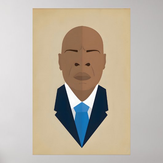 John Lewis, Black History Makers Icon Original Poster (Vorne)