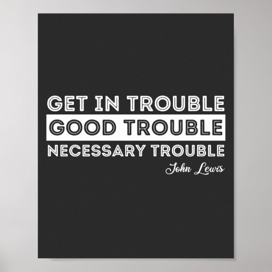 John Lewis - gutes Zitat Poster (Vorne)