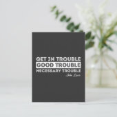 John Lewis - gutes Zitat Postkarte (Stehend Vorderseite)