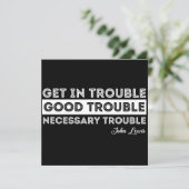 John Lewis - gutes Zitat Save The Date (Stehend Vorderseite)