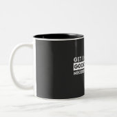 John Lewis - gutes Zitat Zweifarbige Tasse (Links)