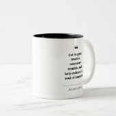 John Lewis inspirierendes Zitat Zwei-Tone-Kaffee-T Zweifarbige Tasse (VorderseiteRechts)