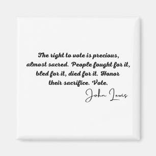 John Lewis, Kongressabgeordneter, Abstimmung, schw Magnet