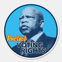 John Lewis Protect Voting Rights Sign
