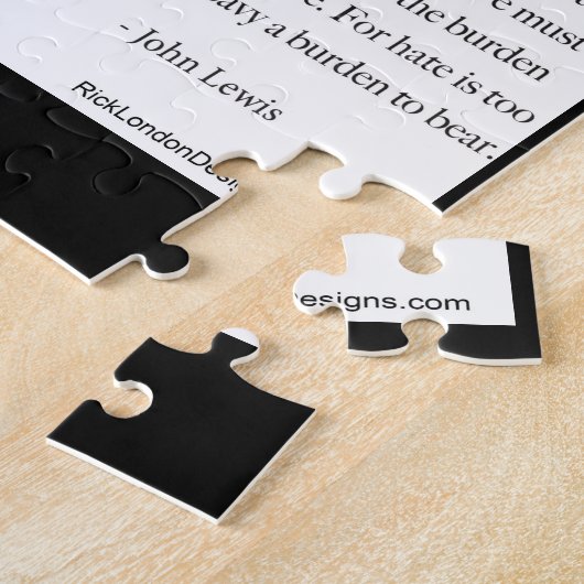 John Lewis & Quote Schönes Portrait Puzzle (Seite)