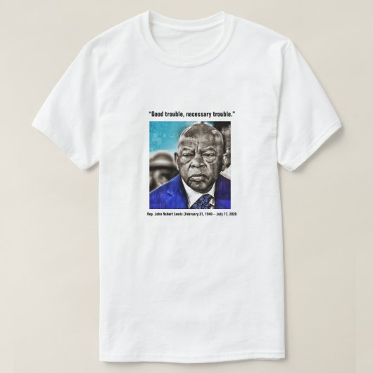 John Lewis T-Shirt (Design vorne)