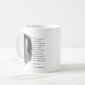 John Lewis & Zitat Schönes Porträt  Kaffeetasse (Vorderseite Links)