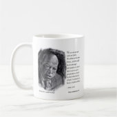 John Lewis & Zitat Schönes Porträt  Kaffeetasse (Links)