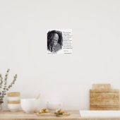 John Lewis & Zitat Schönes Porträt Poster (Küche)